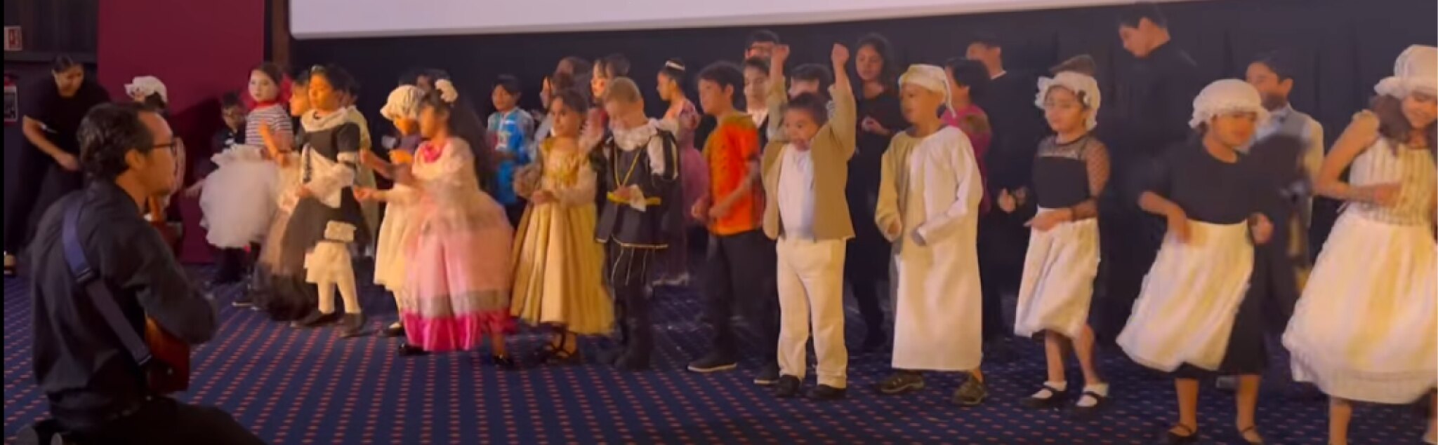Presentación musical de alumnos del Colegio Cilin